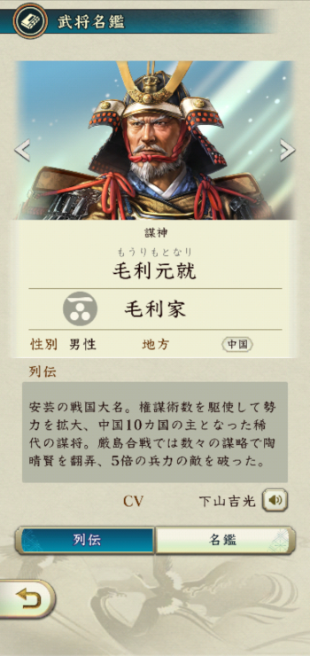 毛利　元就-3