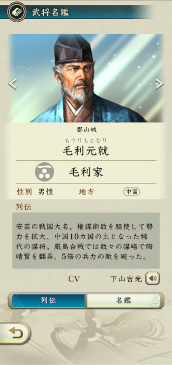 毛利　元就-1